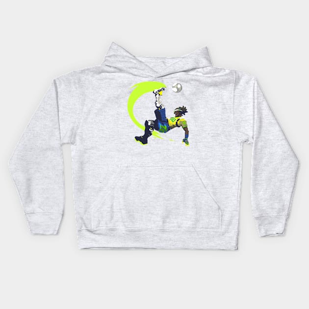 Lucio Football Kids Hoodie by Genessis